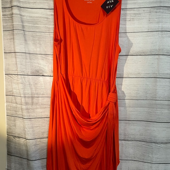 Ava and Viv Side-Tie Dress NWT - Picture 1 of 3